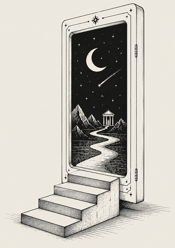 Arcana Log app illustration